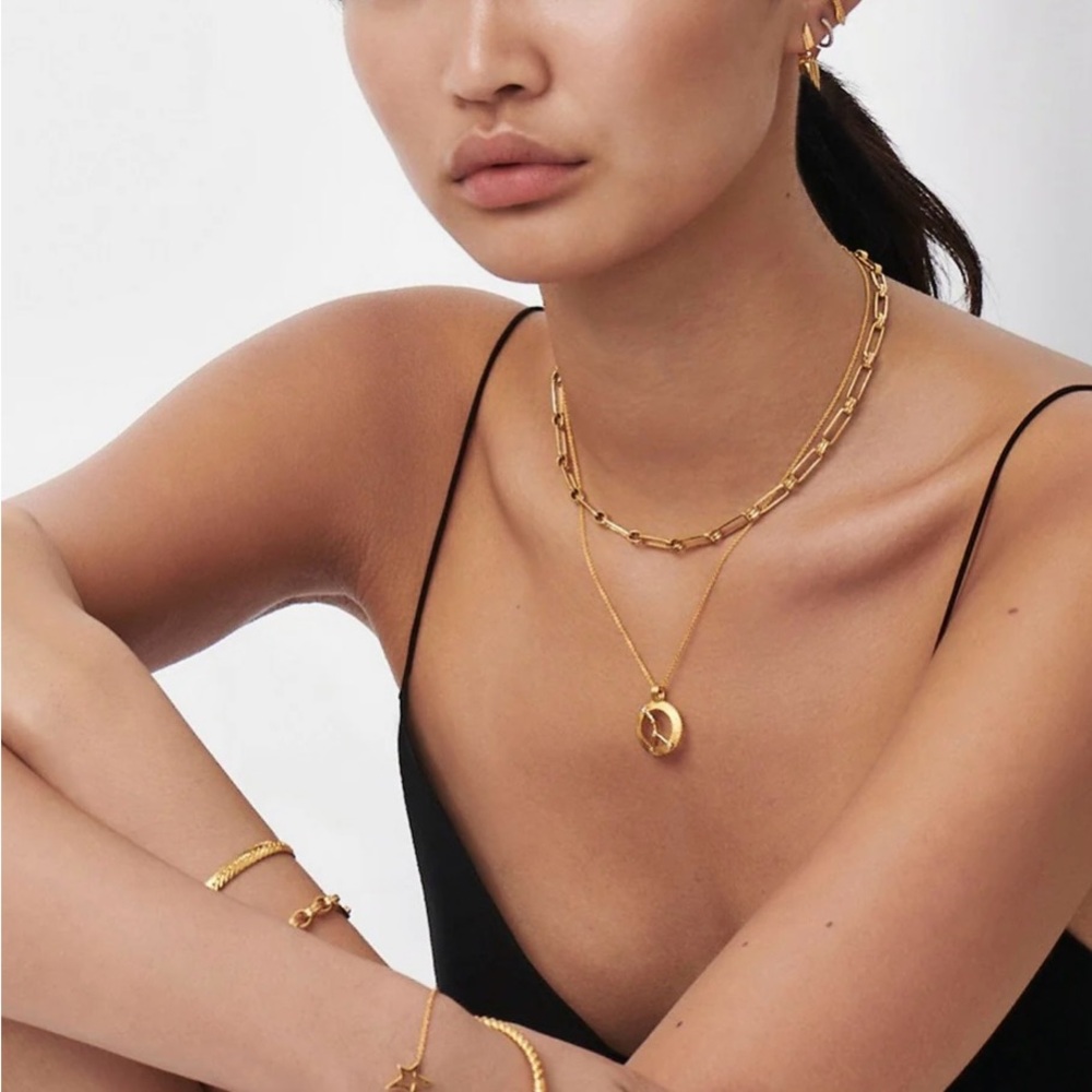 Missoma “Cancer” Zodiac Constellation pendant necklace